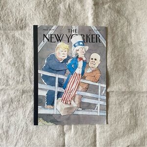The New Yorker Trump & Giuliani Political Art Magazine Coffee Table Book Oct ‘19